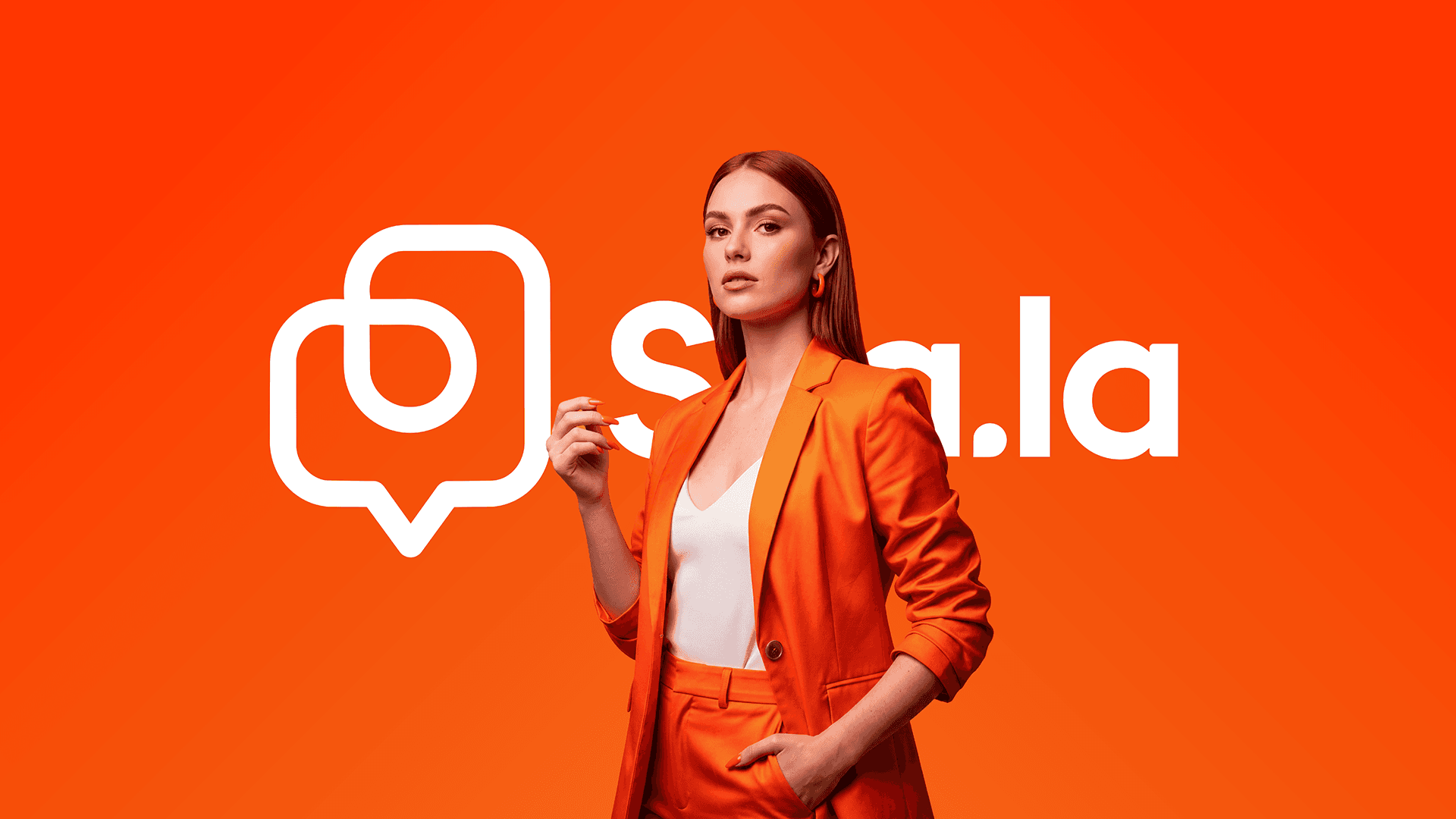 Portada de marca SIRA sobre fondo naranja
